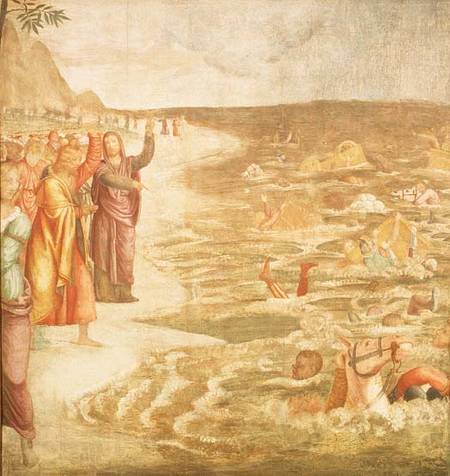 The Crossing of the Red Sea de Bernardino Luini