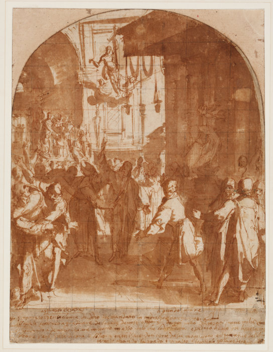 Das Martyrium des Apostels Thomas de Bernardino Poccetti