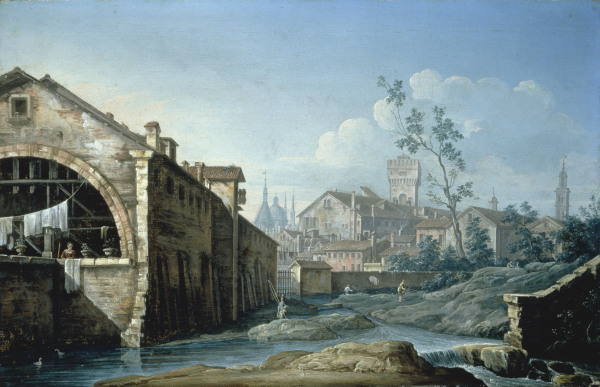 B.Bellotto / Imaginary Veduta / Paint. de Bernardo Bellotto