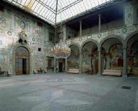 Internal courtyard, (photo)