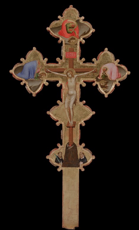 Portable, Double Sided Cross (verso) de Bernardo Daddi