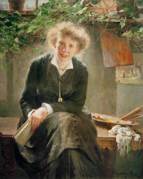 Bildnis Jeanna Bauck de Bertha Wegmann