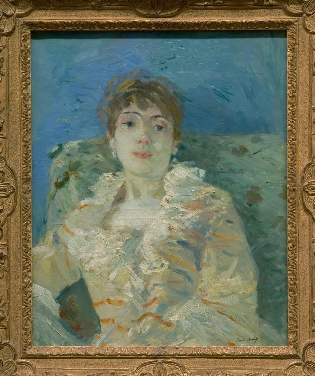 Girl on a Divan de Berthe Morisot