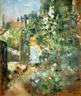 Girl in the garden