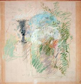 Vase in a Garden