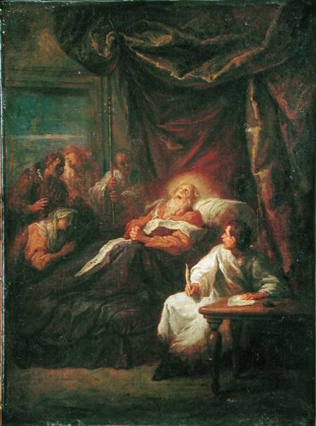 The Death of St. Ambrose de Bon de Boulogne