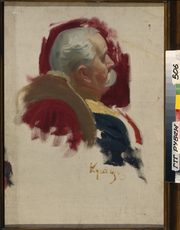 Portrait of Peter Alexandrovich Saburov (1835-1918) de Boris Michailowitsch Kustodiew