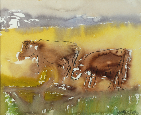 Cattle in the Meadow de Brenda Brin  Booker