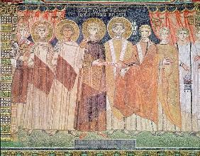 Constantine IV granting Bishop Reparatus privileges for the church of Ravenna, 671-77