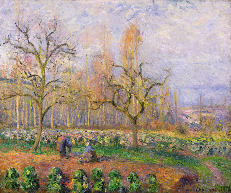 Orchard at Pontoise de Camille Pissarro