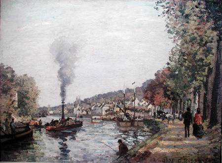 The Seine at Marly de Camille Pissarro