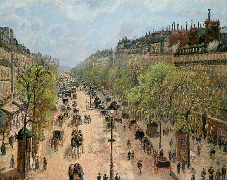 Boulevard Montmartre, Morning, Grey Day