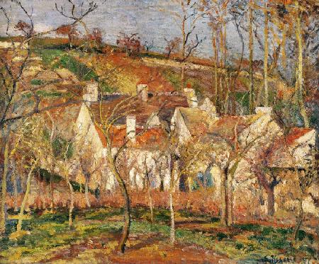 Pissarro / Les toits rouges ... / 1877