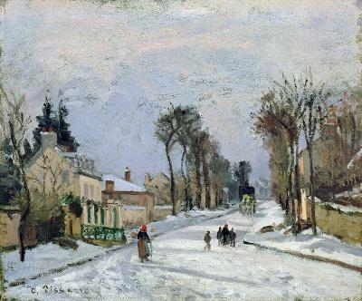 The Versailles Road at Louveciennes (Effet de Neige)