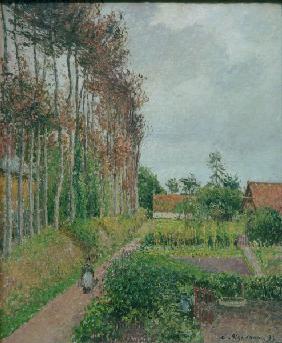 C.Pissarro, Gehöft der Auberge Ango