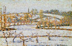 Effect of Snow at Eragny, c.1886