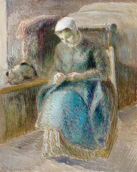 Woman Sewing