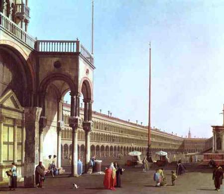 Piazza di San Marco from the Doges' Palace de Giovanni Antonio Canal