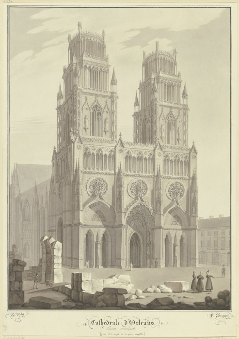Die Kathedrale Sainte-Croix d’Orléans de Carl Friedr.Heinrich Werner