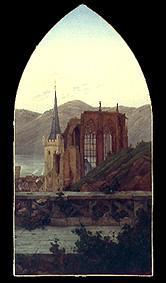 Bacharach at the Rhine de Carl Gustav Carus