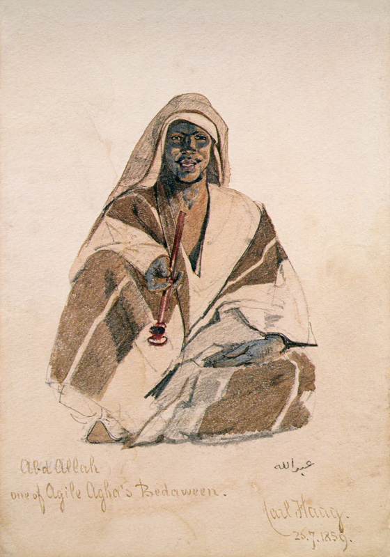 Abd Allah, one of Agile Agha's Bedouin de Carl Haag