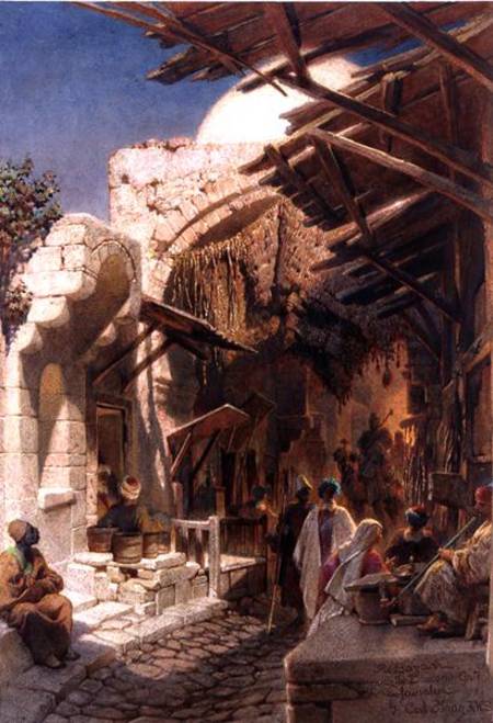 The Bazaar near the Damascus Gate in Jerusalem de Carl Haag