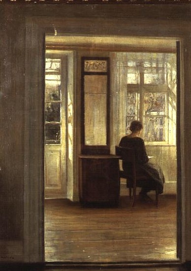 A Lady in an Interior de Carl Holsoe
