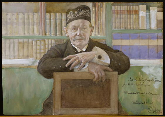 Ludvig Loostrom, 1908 (w/c on paper) de Carl Larsson