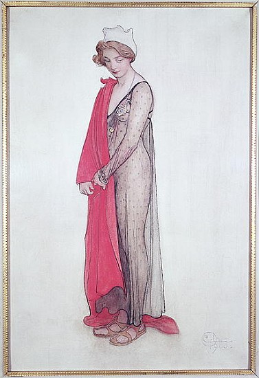 Red and Black de Carl Larsson
