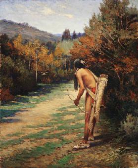 Taos Hunter (oil on canvas)