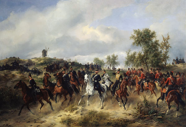 The Prussian cavalry in the expedition de Carl Schulz