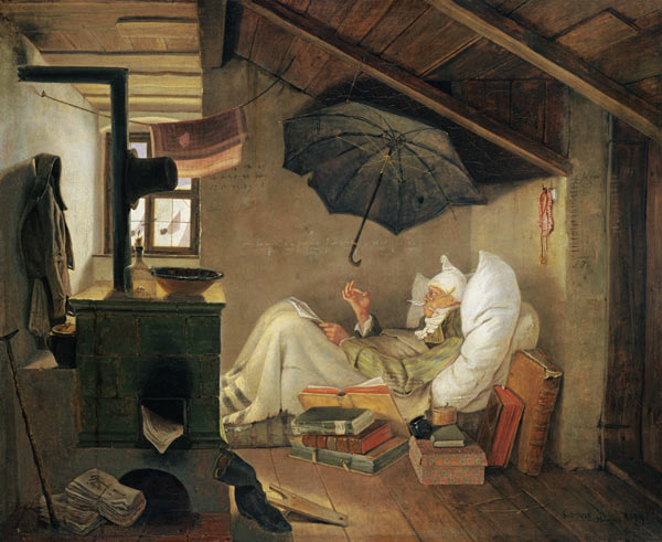 El poeta pobre de Carl Spitzweg