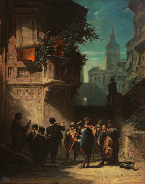 Spanish serenade de Carl Spitzweg