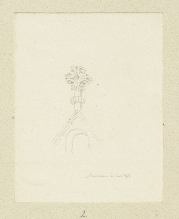 Kreuzblume des Klosters Maulbronn de Carl Theodor Reiffenstein