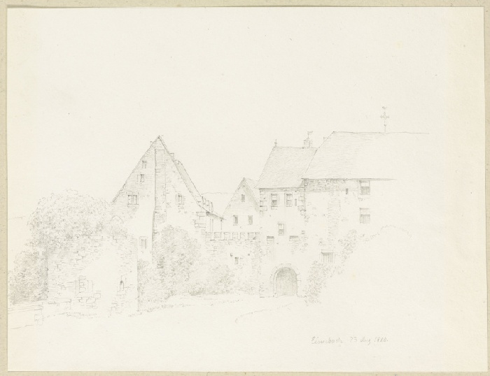 Partie von Schloss Eisenbach in Frischborn de Carl Theodor Reiffenstein