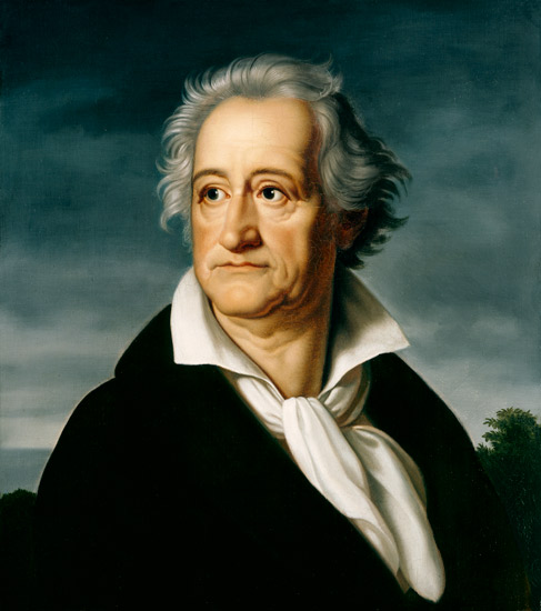 J.W.v.Goethe / Painting by Kolbe /1822-6 de Carl Wilhelm Kolbe