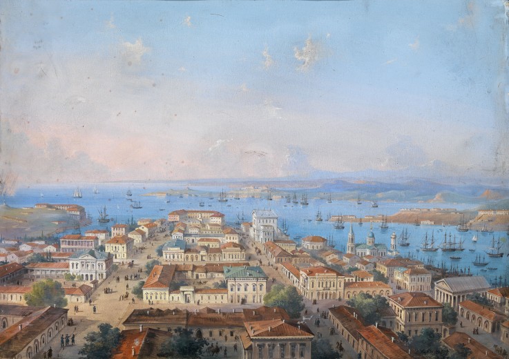 View of Sevastopol de Carlo Bossoli
