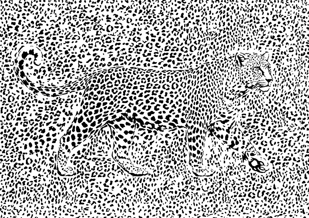 Leopard Rosette camouflage de Carlo Kaminski