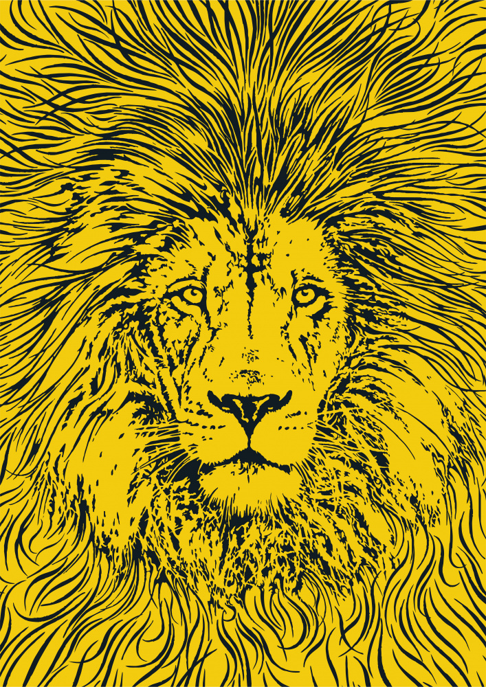 Lion Portrait – King of the Beasts de Carlo Kaminski