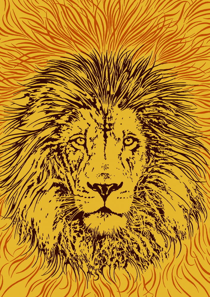 Lion Portrait – King of the Beasts de Carlo Kaminski