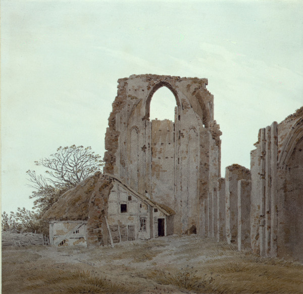 Abbey Eldena de Caspar David Friedrich