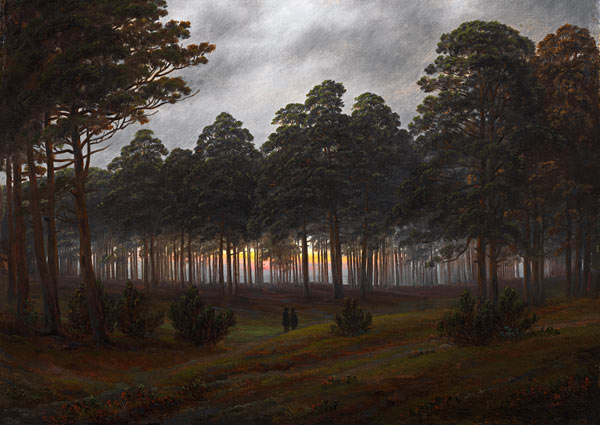 La Tarde de Caspar David Friedrich