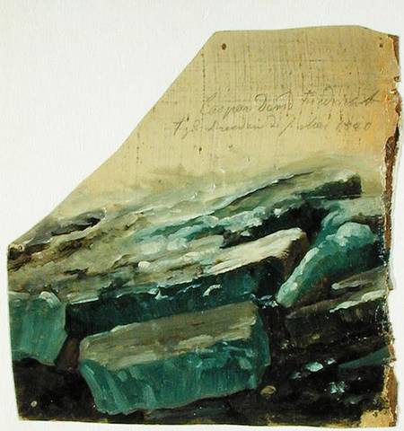Tempano de hielo de Caspar David Friedrich