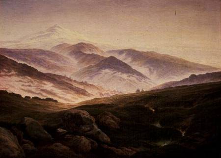 Reisenberg, La cordillera de los gigantes de Caspar David Friedrich