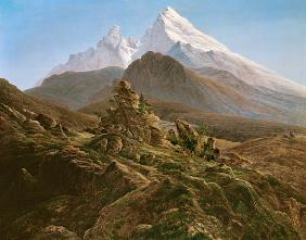 El Monte de Watzmann - Caspar David Friedrich