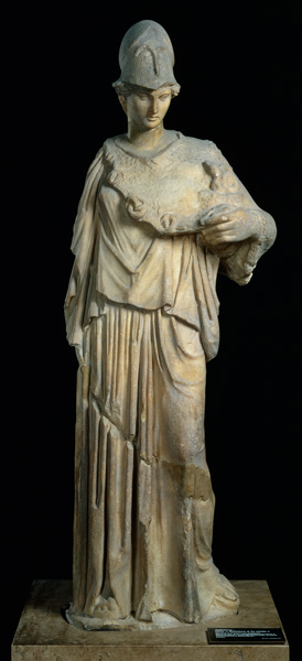 Atenas, basada en una escultura original de Cephisodote