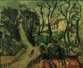 Landscape with houses