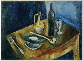 Still life with pipe