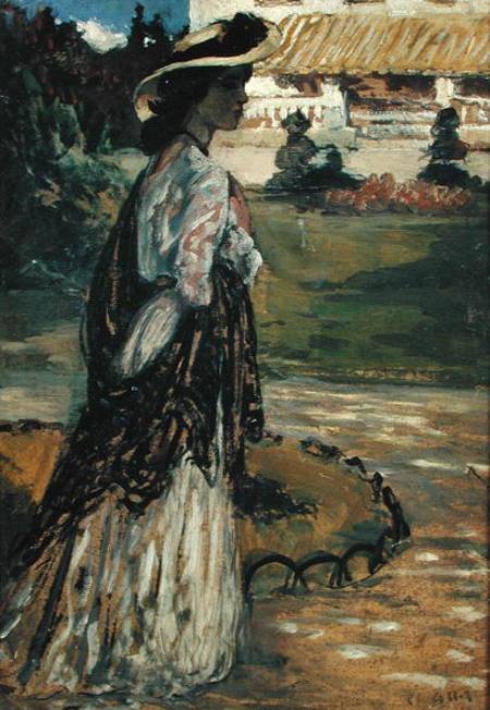 Woman in a Park de Charles Cottet