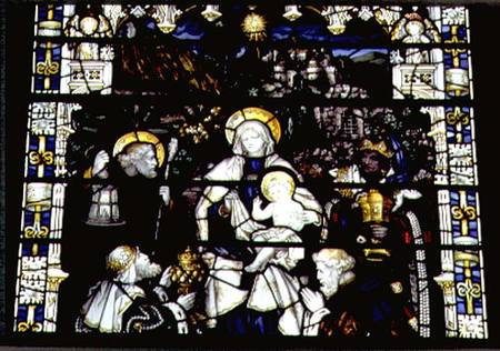 Adoration of the Magi, manufactured by Kempe & Co. de Charles E. Kempe